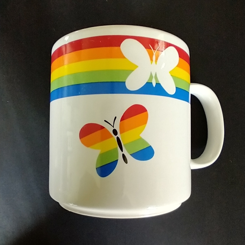 Rainbow Butterfly Mug